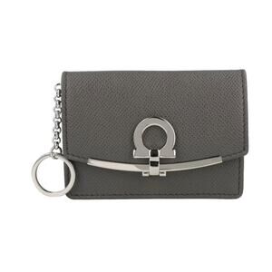Ferragamo Gancini Vitello Card Holder - New